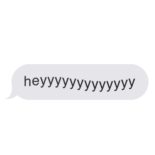 Text Hello Sticker by Stickers