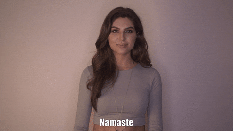 Namaste GIF by Elnaaz Norouzi