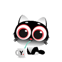 Cat Love Sticker by Agence YIELD