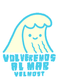 Wave Ocean Sticker by Velmost