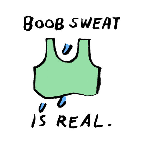 Sweat Sweating Sticker by Aerie
