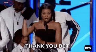 Thank You Bet Taraji P Henson GIF by BET Awards