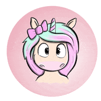 Einhorn Sticker by glitzerimkopf
