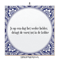 Winter Nl Sticker by Tegelspreuken.nl