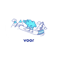 Snow App Sticker by Voor Social