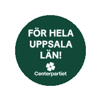 Uppsala Sticker by Centerpartiet