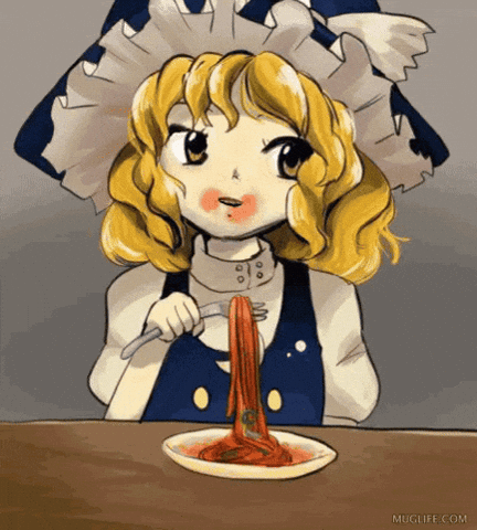 Spaghetti Eat GIF