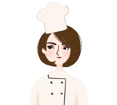 Chef Cooking Sticker