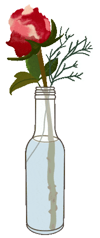 Knusperbohne flower cafe rose blume Sticker