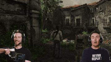 RETROREPLAY oh no oh yes nolan north uncharted GIF