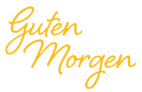 Good Morning Guten Morgen Sticker