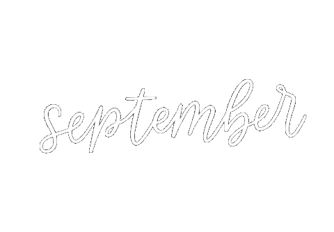 September Month Sticker