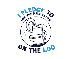 sydneywater toilet drought save water water pledge Sticker