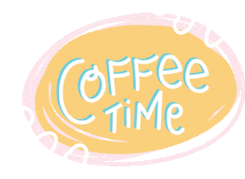 Sleepy Coffee Time Sticker