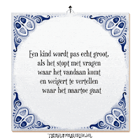 Reflectie Verandering Sticker by Tegelspreuken.nl