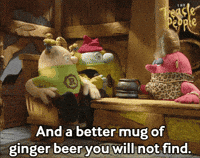 Drink Up Stop Motion GIF by Fire Mountain Productions