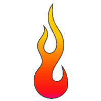 Fire Flames Sticker by ICETEESHOP