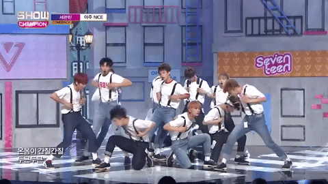 giphydvr kpop k-pop seventeen k pop GIF