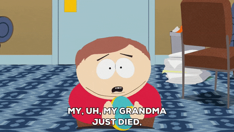 sad eric cartman GIF by South Park 