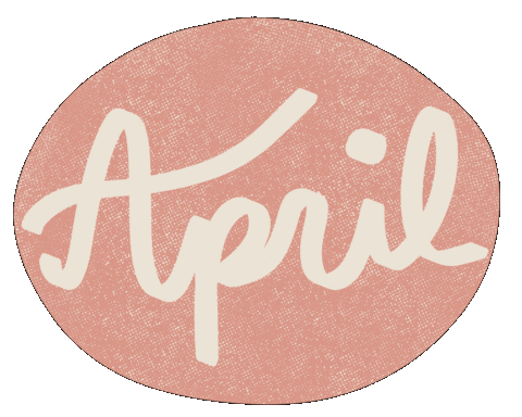 Spring April Sticker