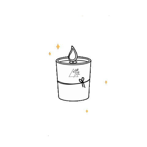 FlavescentCandlesCo candles handmadecandle flavescentcandlesco flavescent Sticker