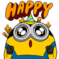 Happy Cartoon Sticker by Minions