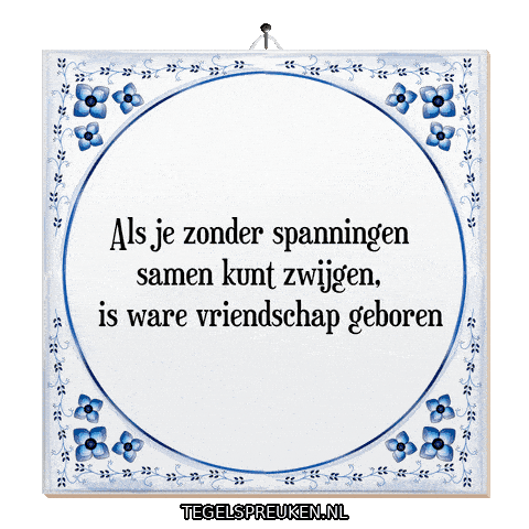 Humor Spanning Sticker by Tegelspreuken.nl