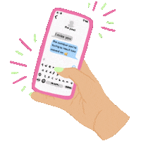 Text Phone Sticker