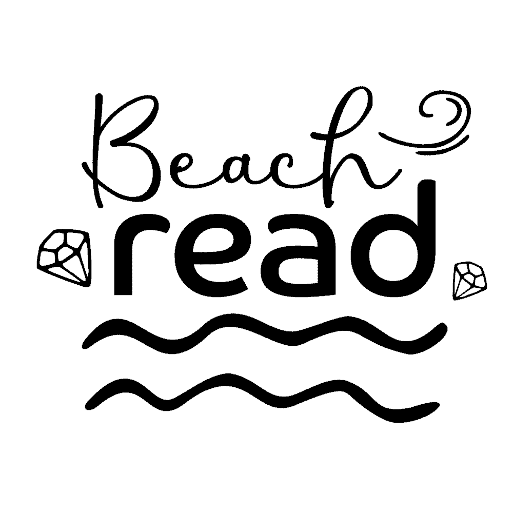 Beach Book Sticker by Wydawnictwo Kobiece
