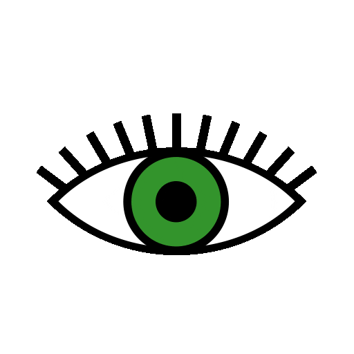 Green Eye Sticker by Vnukovo Outlet Village