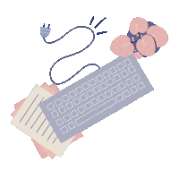 Keyboard Notes Sticker by BoD Books on Demand