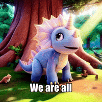 Wisdom We Are All GIF by Divineasaur