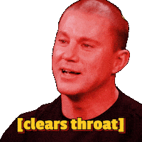 Sweating Channing Tatum Sticker by First We Feast