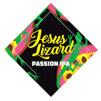Jesus Lizard Beer Sticker by Fat Lizard Brewing Co.