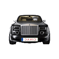 Driving Rolls Royce Sticker by DAVID, for men with STYLE
