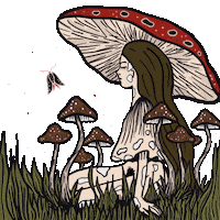 Forest Sparkles Sticker by Rhianna Moon
