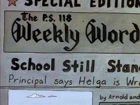 hey arnold nick splat GIF