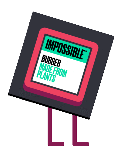 Plant Based Vegan Sticker by Impossible Foods
