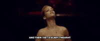 russian roulette music video and then i get a scary thought GIF by Rihanna