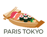 ParisTokyoBH sushi beverly hills paristokyo paris tokyo Sticker