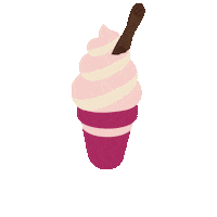 Spoonies pink icecream lecker eis Sticker