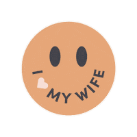 Smiley Face Wife Sticker by Marriage365