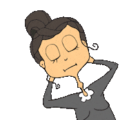 Space Resting Sticker by Cachi