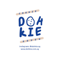 Cookie Dough Love Sticker by DOHKIE - The Edible Cookie Dough Shop
