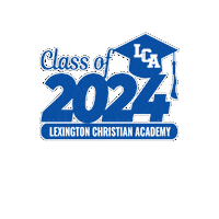 Graduation Class Of 2024 Sticker by Lexington Christian Academy