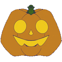 Jack-O-Lantern Halloween Sticker