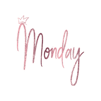 Monday Weekday Sticker by Crissy Conner