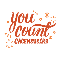 Census2020 Countmein Sticker by CACensus