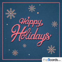 Seasons Greetings Happy Holidays GIF by TheEcards.com