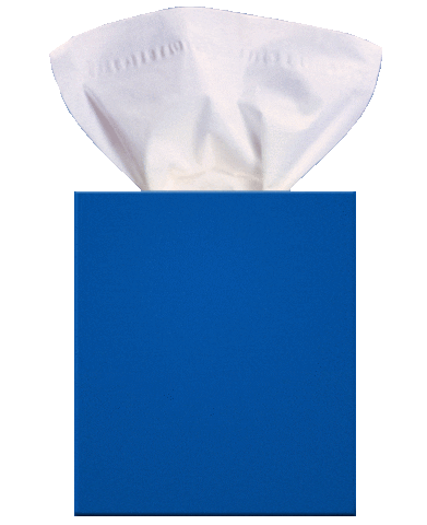 Kleenex hands soft nose tear Sticker